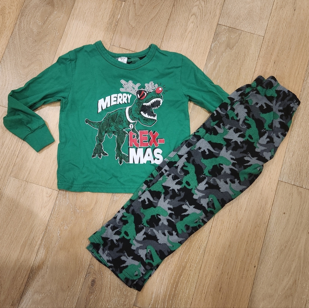 GEORGE | T-Rex Dinosaur Christmas pajamas